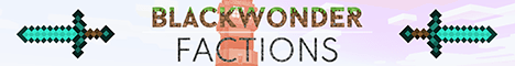 BlackWonder | Minecraft Minecraft server banner