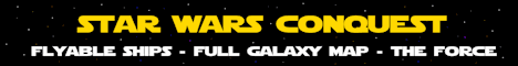 Star Wars Conquest Minecraft server banner