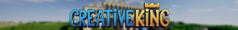 CreativeKing Minecraft server banner