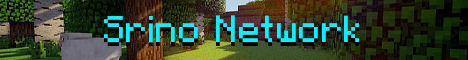 Srino Network Minecraft server banner