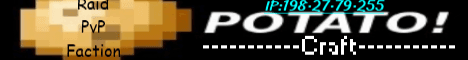 potato-crfat Minecraft server banner