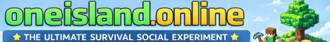 OneIsland.online Minecraft server banner