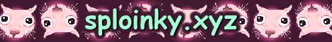 Sploinky Minecraft server banner
