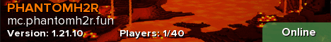 PhantomH2R Minecraft server banner