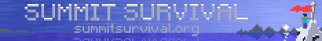 Summit Survival Minecraft server banner
