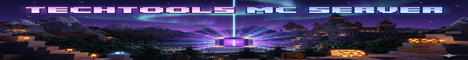 TechTools Minecraft server banner