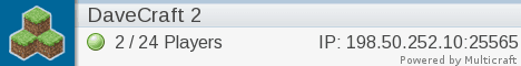 Dave Craft Minecraft server banner