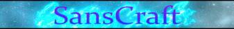 SansCraft Minecraft server banner