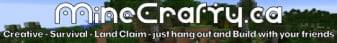 MineCrafty Server Minecraft server banner