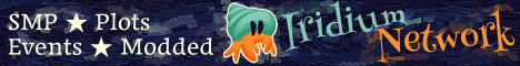 Iridium Network Minecraft server banner