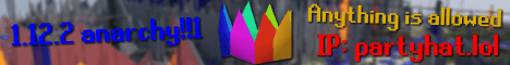 partyhat.lol Minecraft server banner