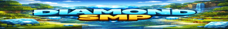 diamond smp Minecraft server banner
