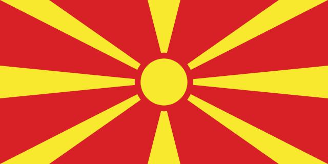 Flag of North Macedonia