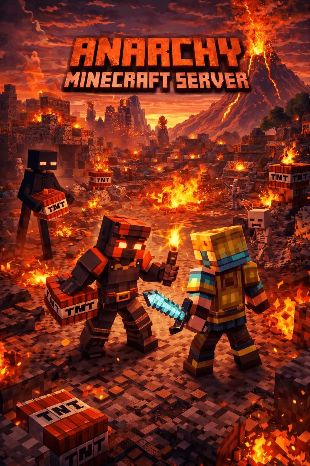 Anarchy Minecraft servers — multiplayer Anarchy server list with votes, IPs & live player counts