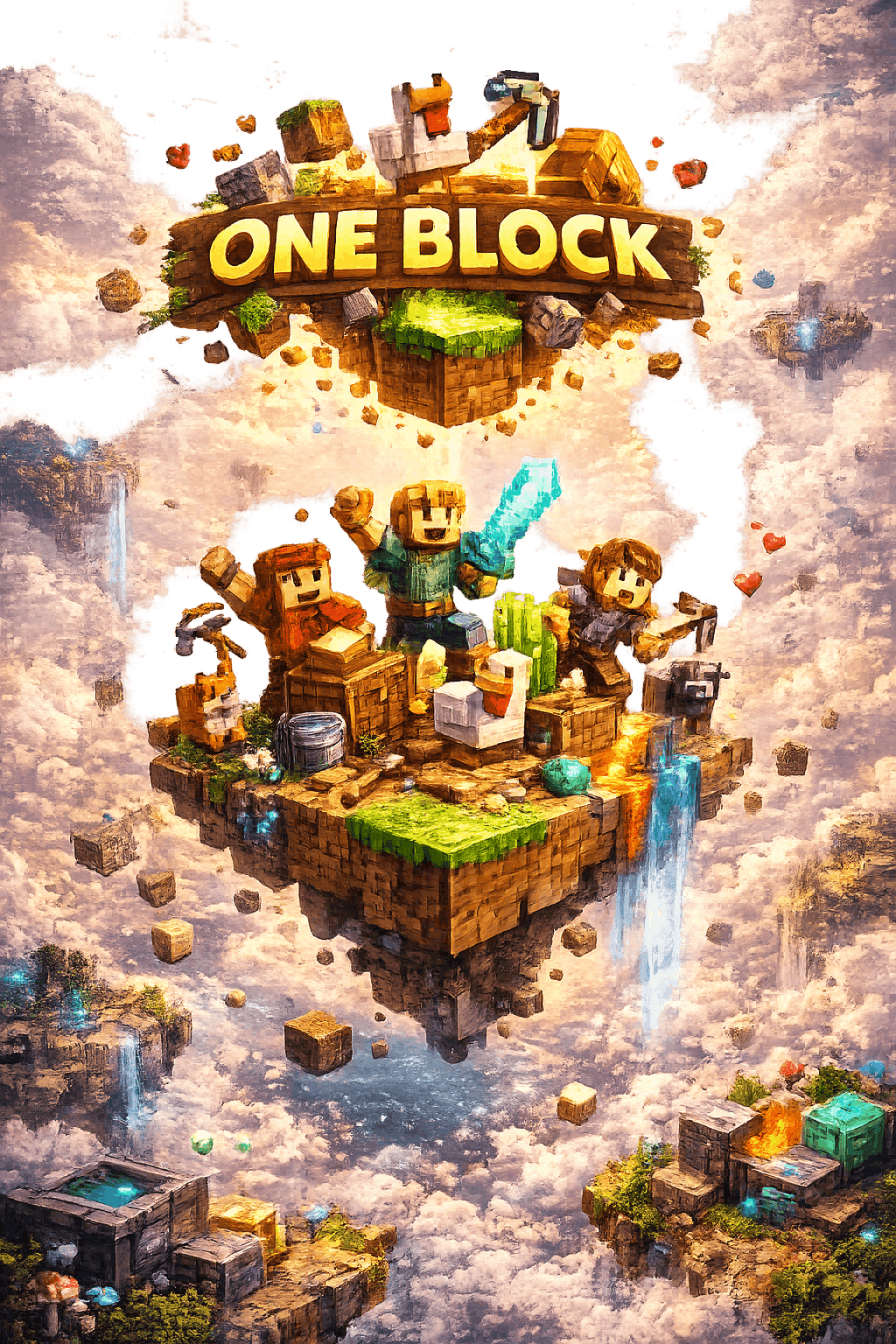 OneBlock Minecraft servers — multiplayer OneBlock server list with votes, IPs & live player counts