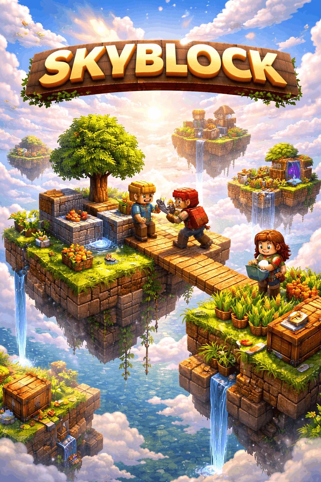 Skyblock Minecraft servers — multiplayer Skyblock server list with votes, IPs & live player counts