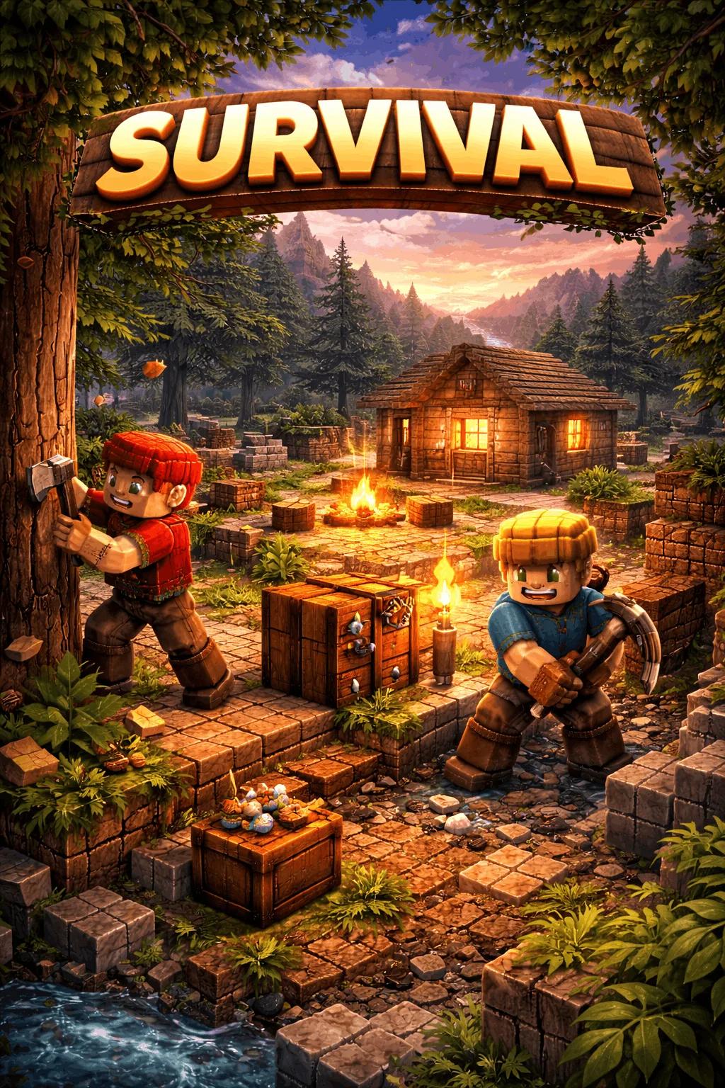 Survival Minecraft servers — multiplayer Survival server list with votes, IPs & live player counts