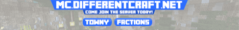 DifferentCraft - Towny / Faction Server banner DifferentCraft - Towny / Faction Server Minecraft server banner