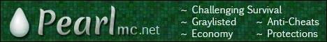Pearlmc banner Pearlmc Minecraft server banner