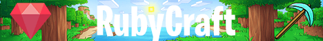 RubyCraft banner RubyCraft Minecraft server banner