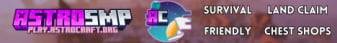 AstroCraft banner AstroCraft Minecraft server banner