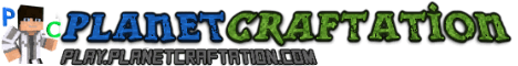 PlanetCraftation banner PlanetCraftation Minecraft server banner