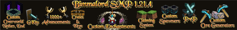 Bimmalord SMP banner Bimmalord SMP Minecraft server banner
