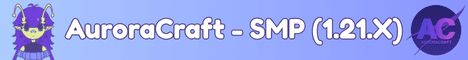 AuroraCraft banner AuroraCraft Minecraft server banner