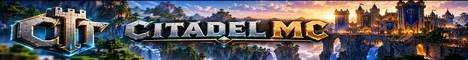 Citadel MC banner Citadel MC Minecraft server banner