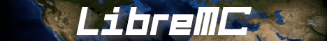 LibreMC banner LibreMC Minecraft server banner