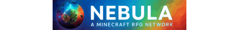 Nebula banner Nebula Minecraft server banner