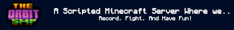Orbit Launchpad banner Orbit Launchpad Minecraft server banner