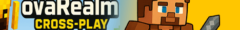 ovaRealm banner ovaRealm Minecraft server banner