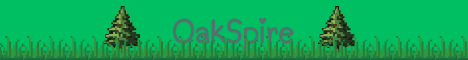 Oakspire banner Oakspire Minecraft server banner