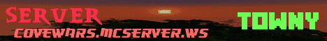 CoveWars banner CoveWars Minecraft server banner