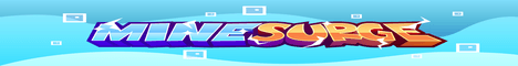 Minesurge banner Minesurge Minecraft server banner