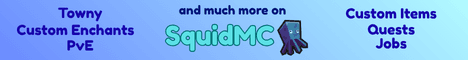 SquidMC banner SquidMC Minecraft server banner