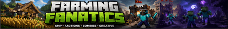 FarmingFanatics banner FarmingFanatics Minecraft server banner