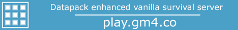 Gamemode 4 banner Gamemode 4 Minecraft server banner