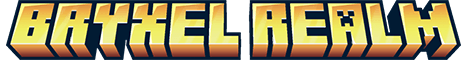 Bryxel Realm banner Bryxel Realm Minecraft server banner