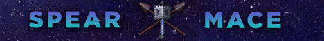 Spear Mace banner Spear Mace Minecraft server banner