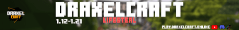 DraxelCraft banner DraxelCraft Minecraft server banner