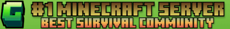 GemSMP banner GemSMP Minecraft server banner