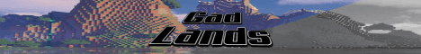 GadLands SMP banner GadLands SMP Minecraft server banner