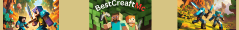 BestCraftMc banner BestCraftMc Minecraft server banner
