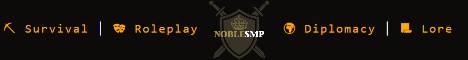 NobleSMP banner NobleSMP Minecraft server banner