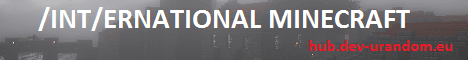 International Minecraft banner International Minecraft Minecraft server banner
