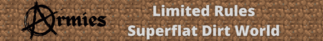 Armies banner Armies Minecraft server banner