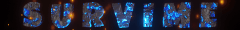 Survime banner Survime Minecraft server banner