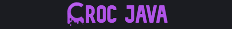 Croc Java banner Croc Java Minecraft server banner